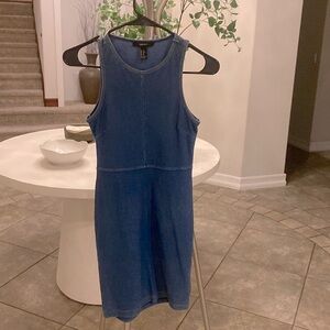 Jean bodycon dress